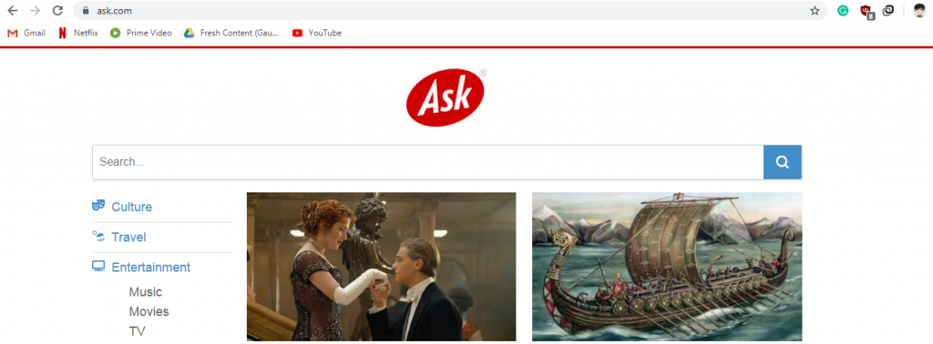 ask.com search engine