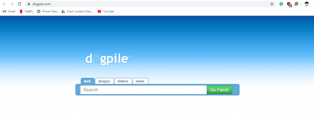 dogpile - The 8th Top Search Engine