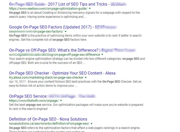 Not using keyword in ULRs