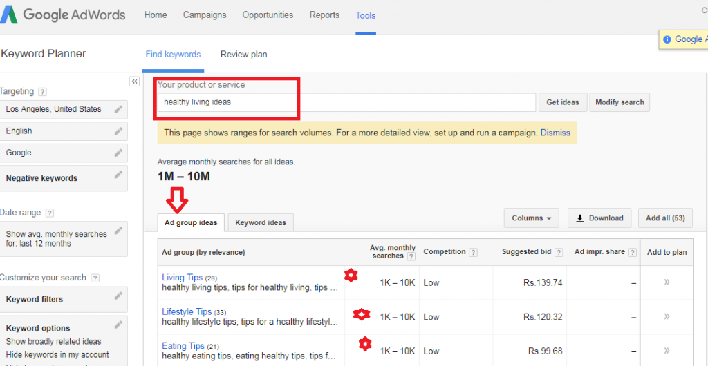 keyword research 