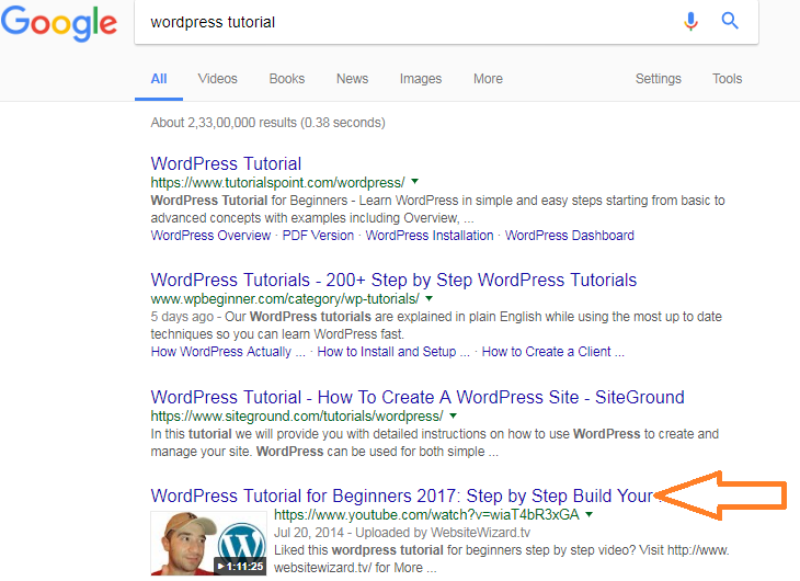 Wordpress tutorial