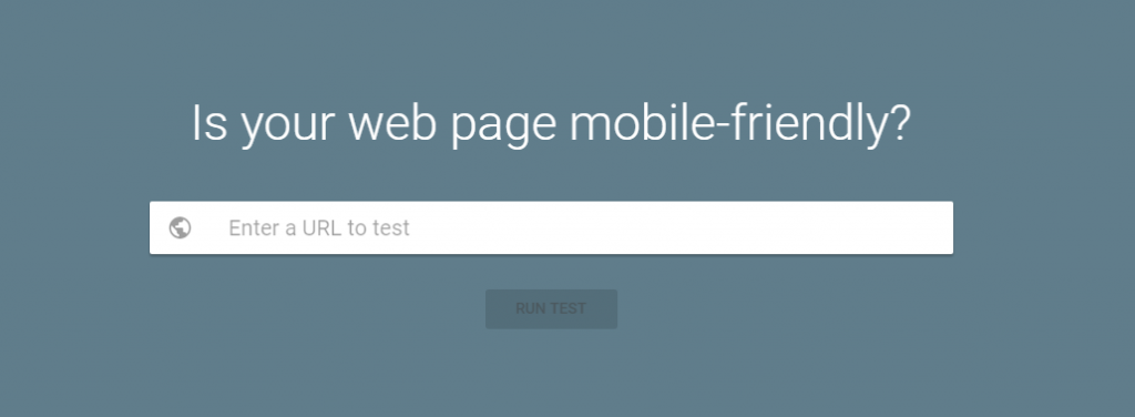 Mobile-friendly website