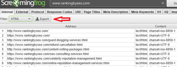 ScreamingFrog, rankingbyseo image2