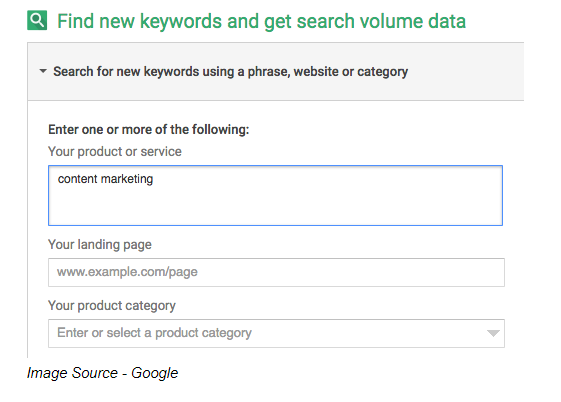 Find new keywords_screenshot