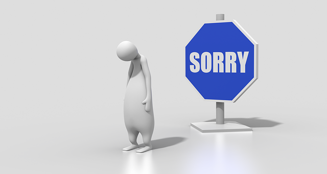 say sorry for reputation management