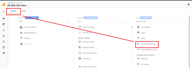 Image: Connecting Ecommerce Store to Google Analytics