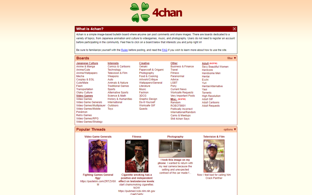 #26 4Chan.org - One of the bad websites in the list