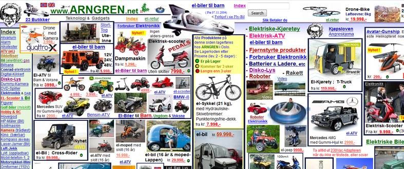 Arngren - Another ugly looking website at #15 in our list