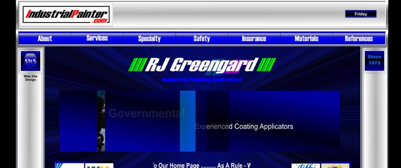 Industrial Painter - One of the worst websites in the list at #22