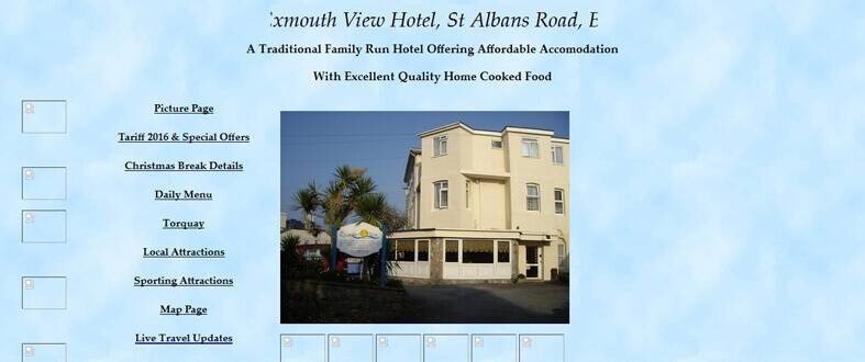#7 Exmouth View Hotel: One of the worst websites in our list