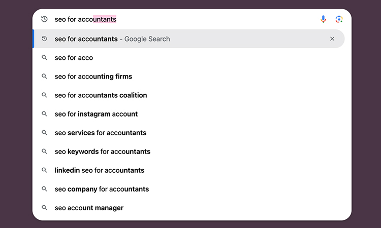 Keyword research- SEO for Accountants