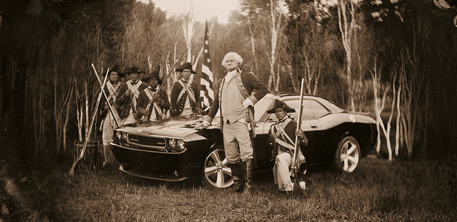 First President of the USA George Washington - Transfer Propaganda Example