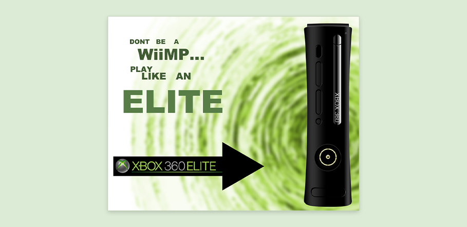 Xbox 360 Elite - An example of name calling propaganda