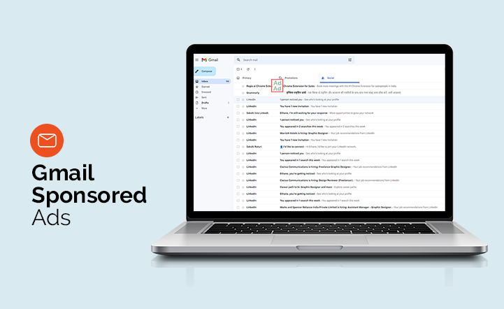 gmail sponsored ads