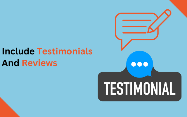 Add Testimonials And Reviews