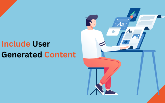 add user generated content