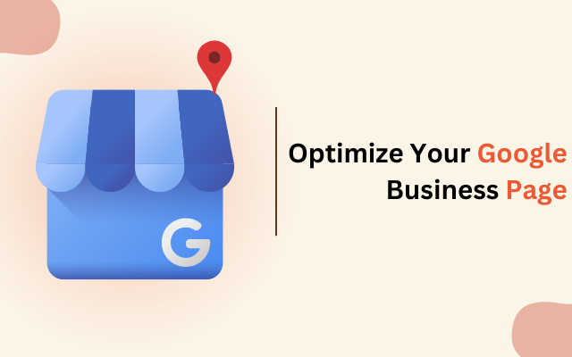 Optimize Your Google Business Page