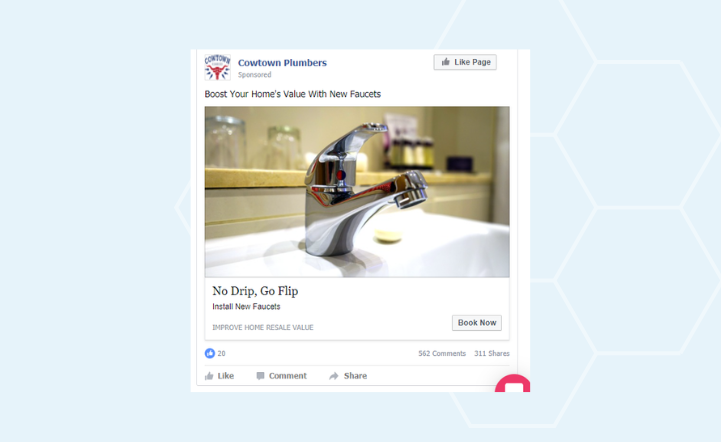 Facebook Ads example