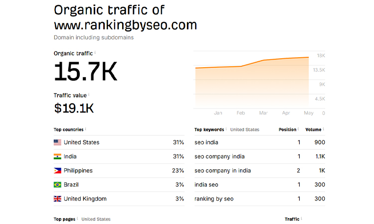 Expected Organic Search Traffic