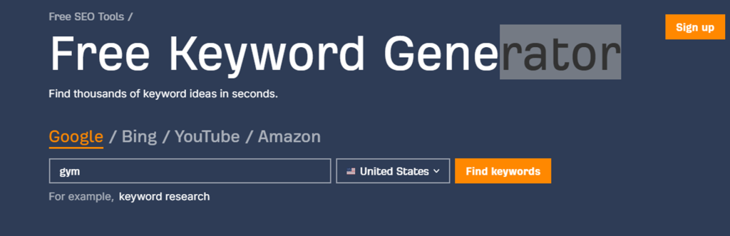 Discover Keywords