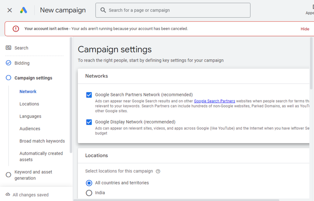 Set up Your Campaign