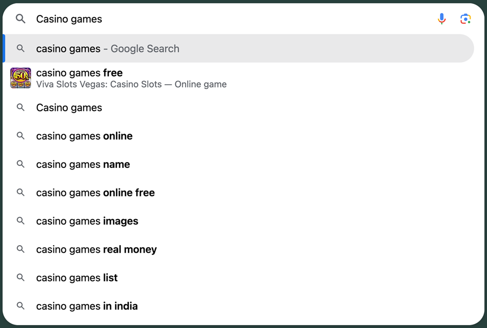 keyword research for casino