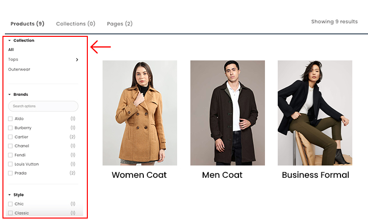 Offer Easy Product Filters for Best Search Results