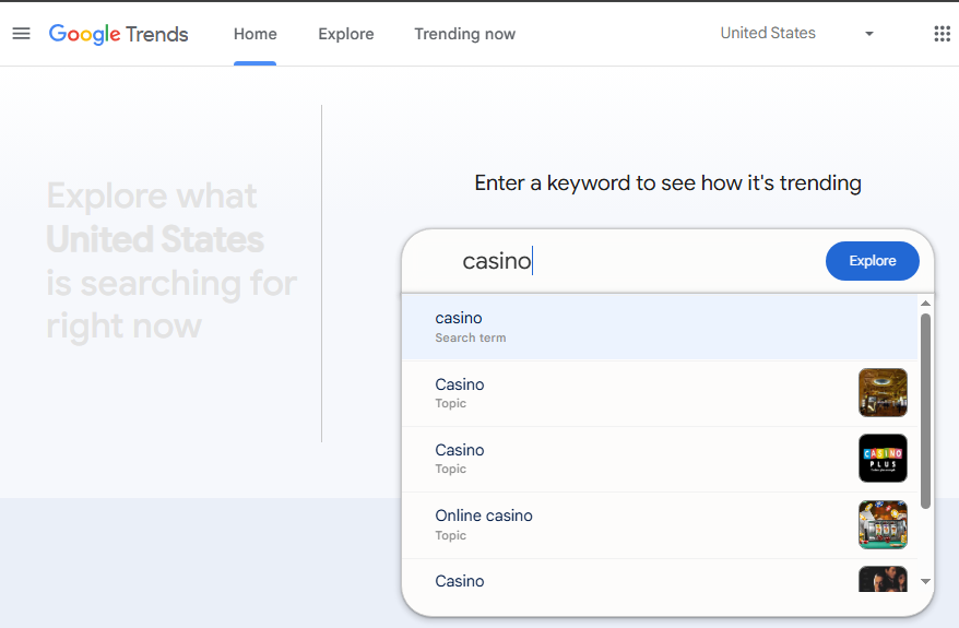 google trends