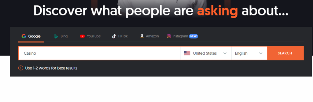 How to use Answer the Public
