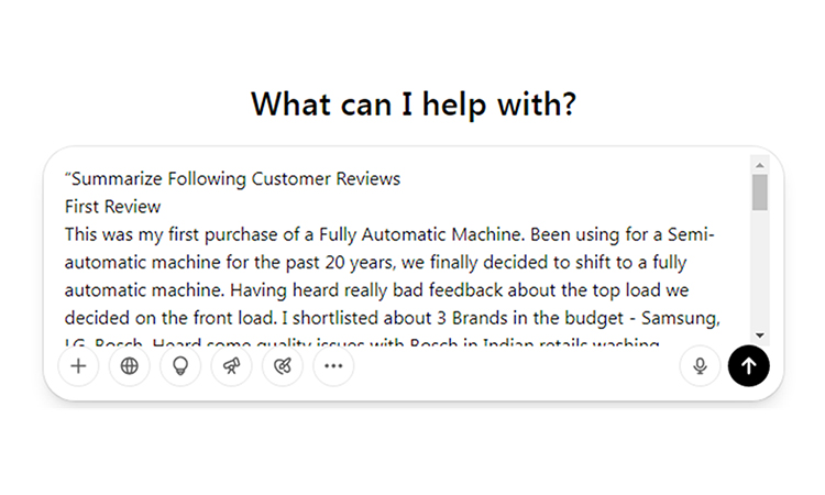 Summarize Following Customer Reviews