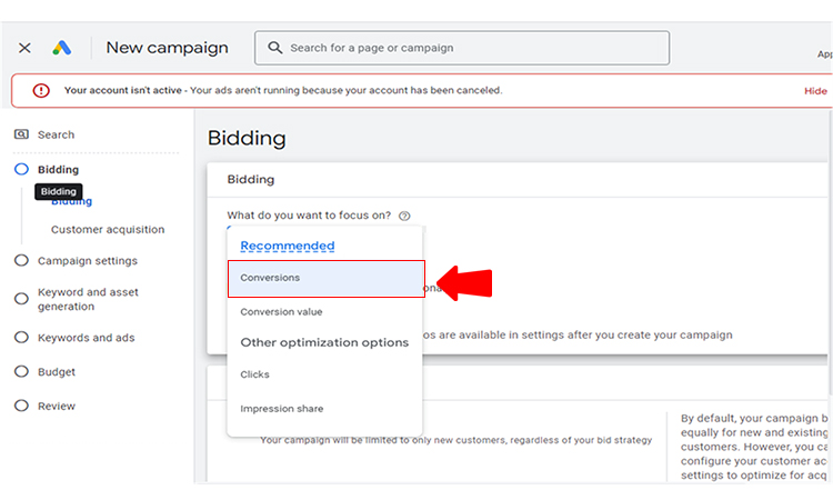 Select the Right Bidding Strategy