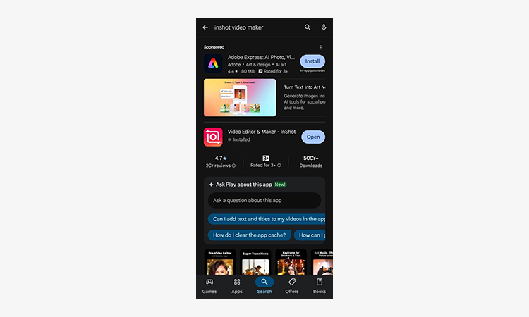 Download and Open the App- Real Estate Video Marketing