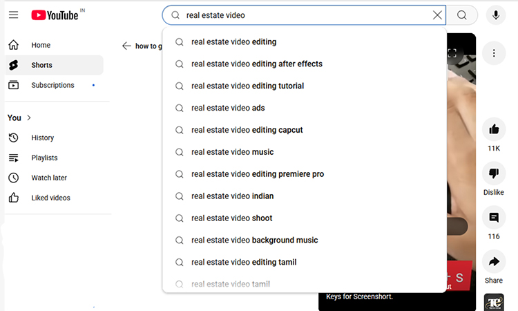 Use YouTube Auto-Suggest (Free Tool)- Real Estate Video Marketing