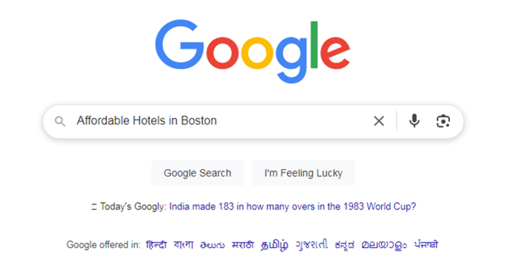inserting the keyword