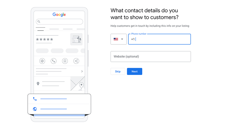 Add your contact information