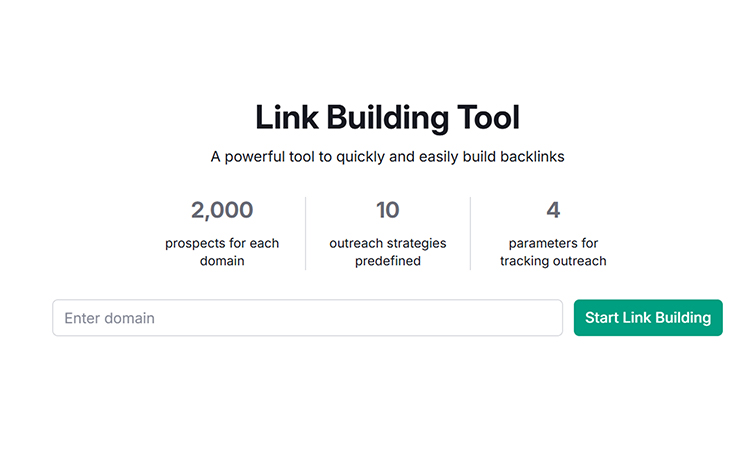 Link Building Tool