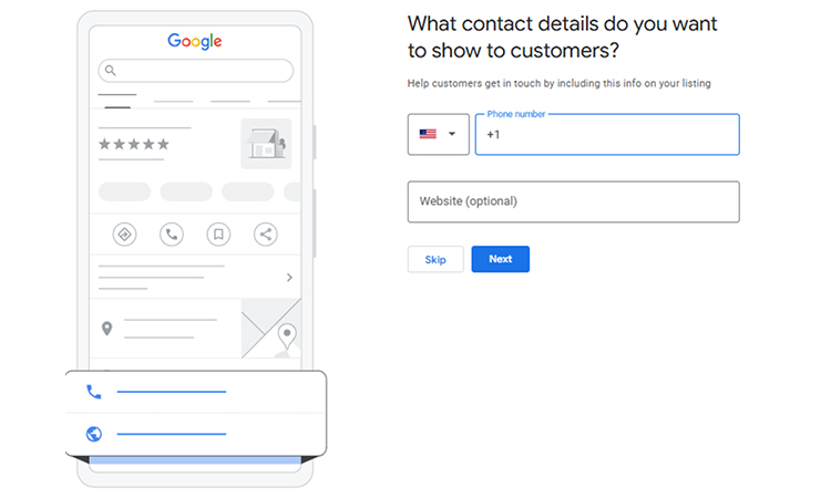 Add Contact Info