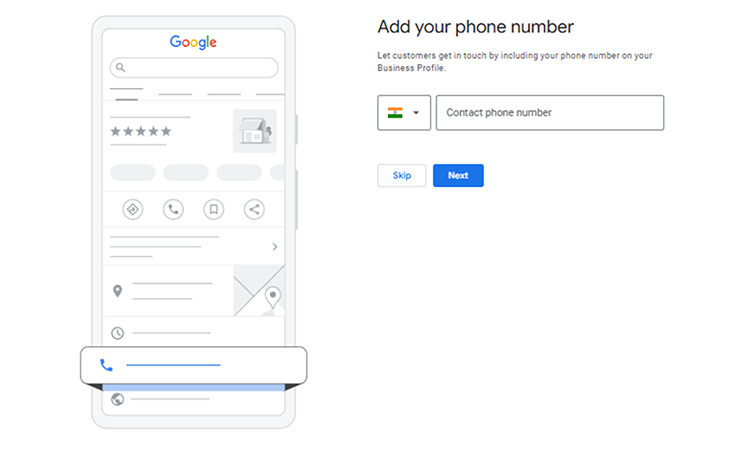 Add Contact Information