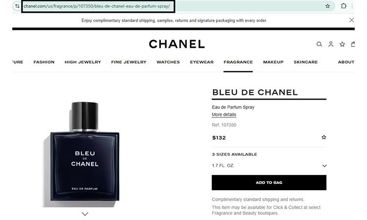 Chanel product-image URLs are descriptive