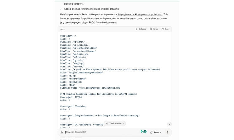 Robots.txt Optimization