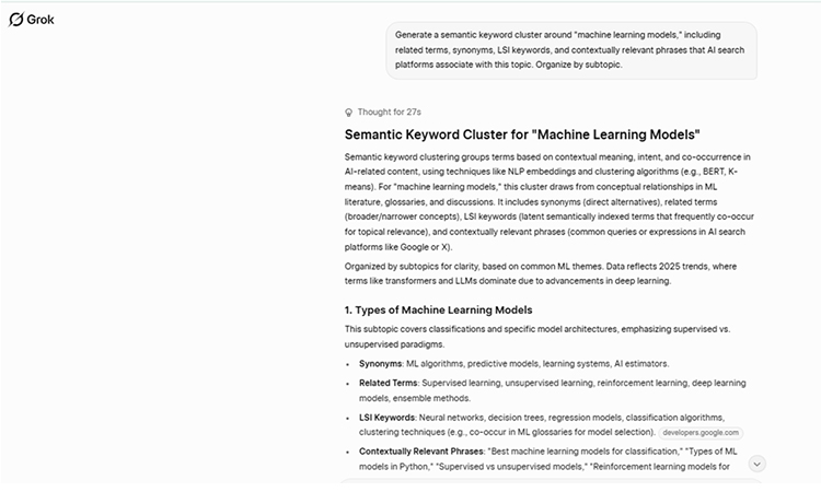 Semantic Keyword Expansion