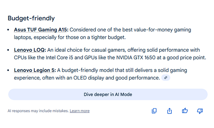 budget-friendly gaming laptop with a modern design.