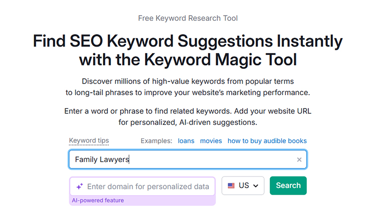 Semrush-keyword-research-tool