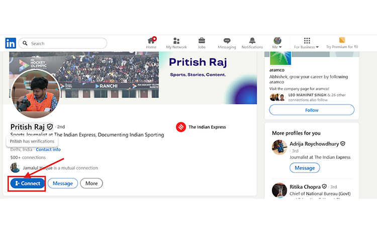 create connections in linked in
