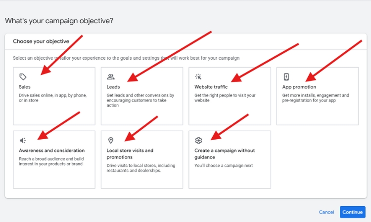 Clear with Your Campaign Objective