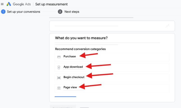 Set up conversion tracking