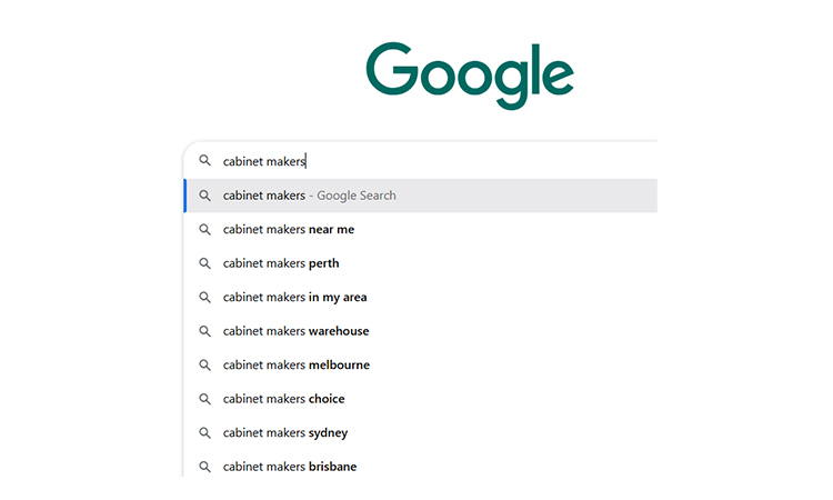 Use Google to find search terms