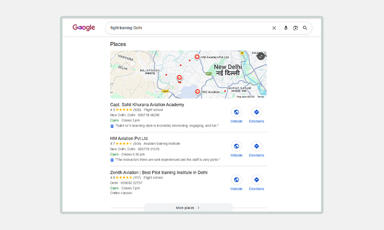 Local Search Performance