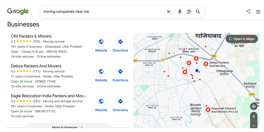 local-search-results